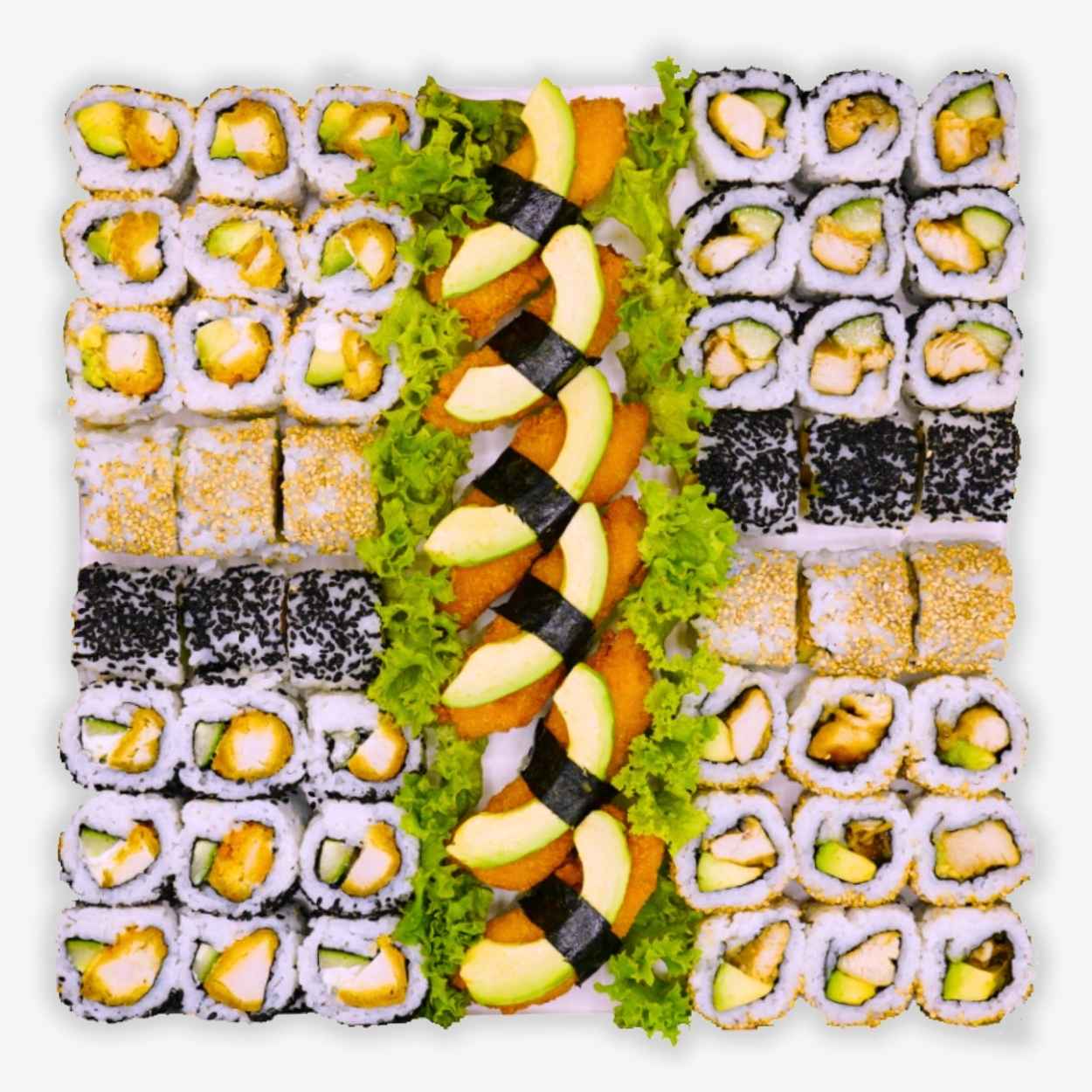 Chicken Lover Sushi Platte