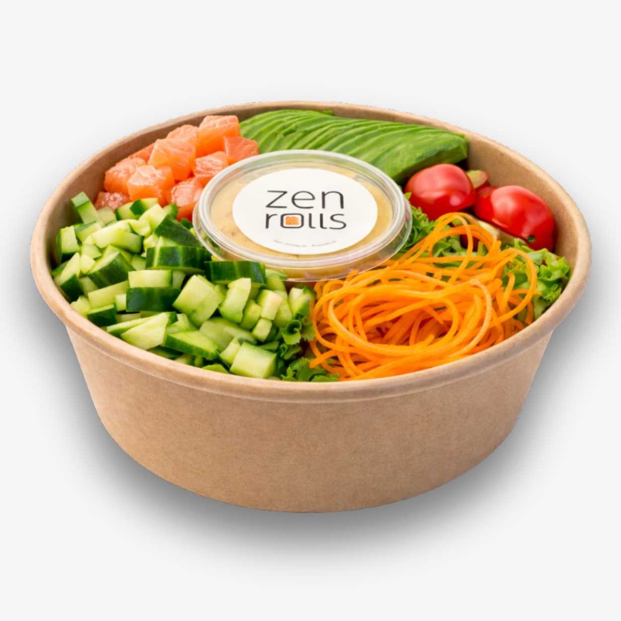 Frischer Lachs Salat