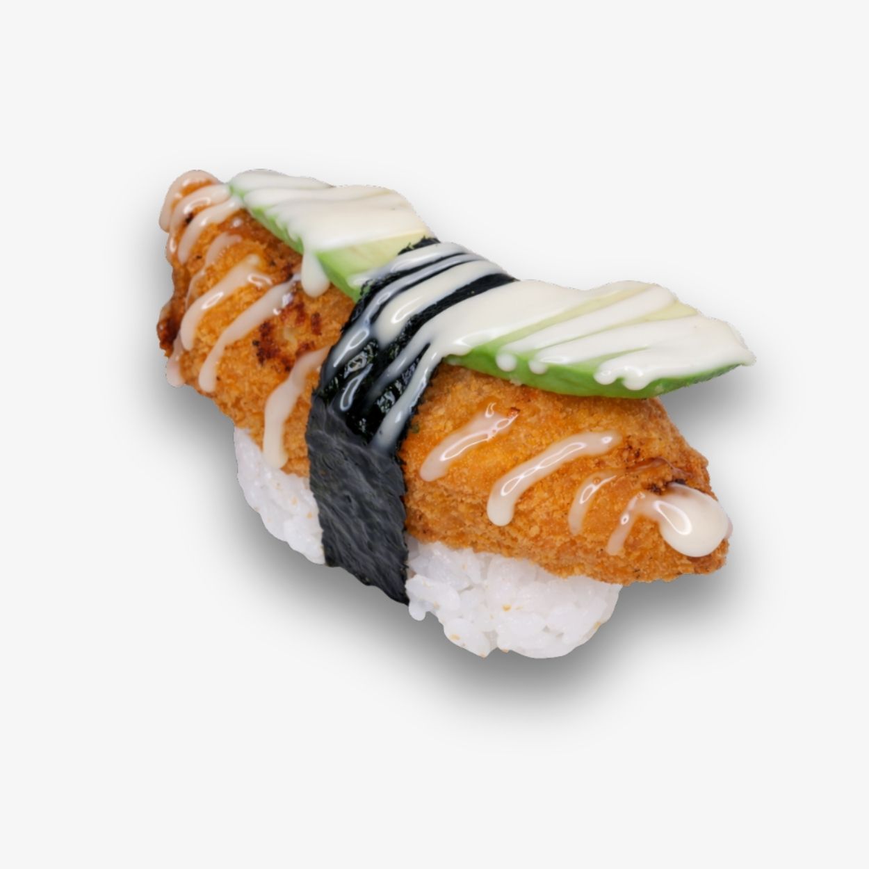 Crispy Chicken Avocado Nigiri